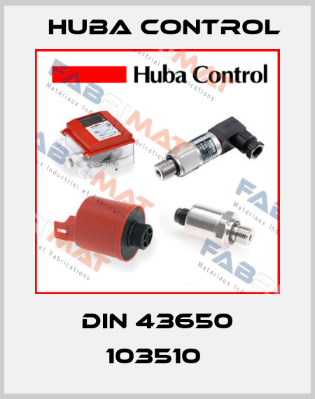 DIN 43650 103510  Huba Control