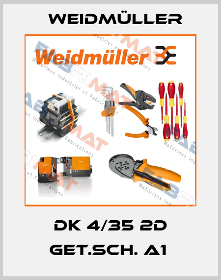 DK 4/35 2D GET.SCH. A1  Weidmüller