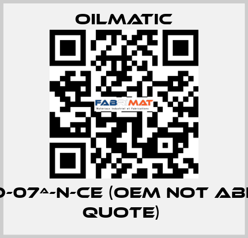 MRSD-07ª-N-CE (OEM not able to quote)  OILMATIC