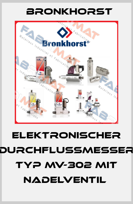 Elektronischer Durchflussmesser Typ MV-302 mit Nadelventil  Bronkhorst