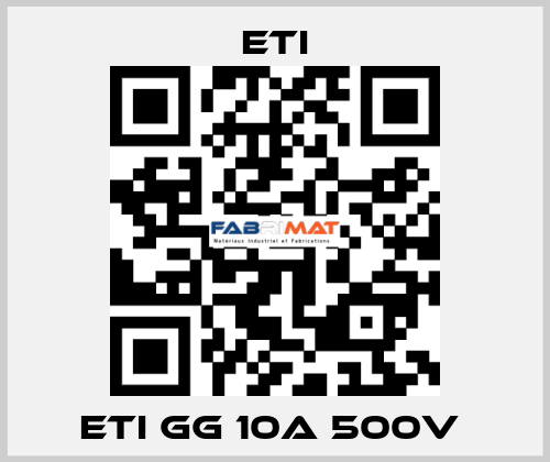 ETI GG 10A 500V  Eti