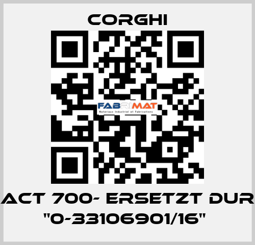 EXACT 700- Ersetzt durch "0-33106901/16"  Corghi