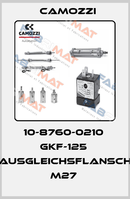 10-8760-0210  GKF-125  AUSGLEICHSFLANSCH M27  Camozzi