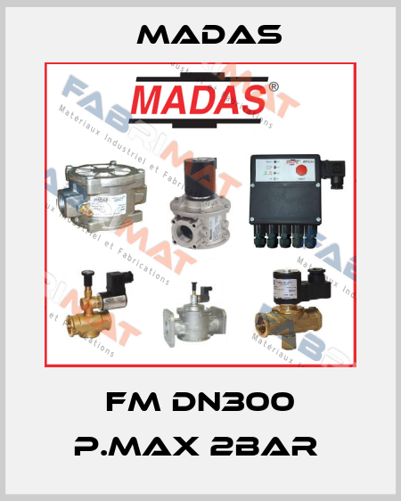 FM DN300 P.MAX 2BAR  Madas