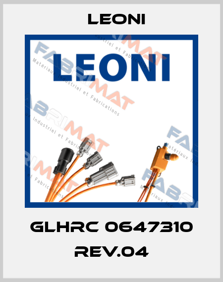 GLHRC 0647310 REV.04 Leoni