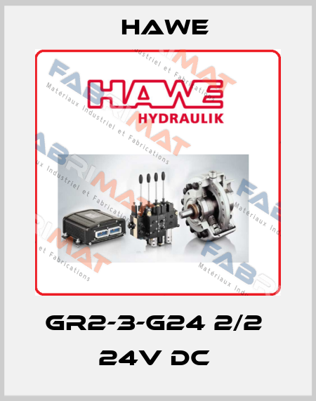 GR2-3-G24 2/2  24V DC  Hawe