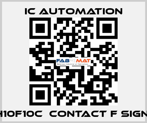 H10F10C  Contact F sign  ic automation