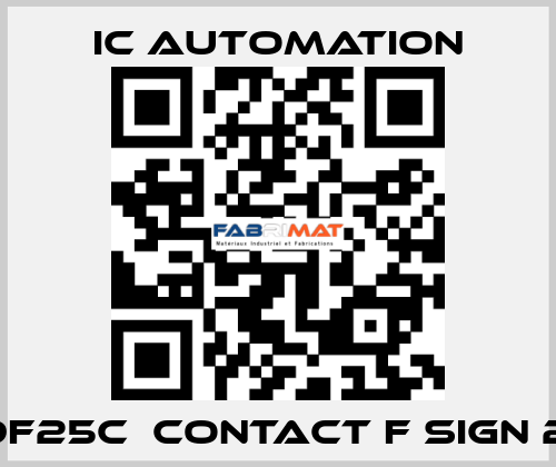 H19F25C  Contact F sign 2,5  ic automation