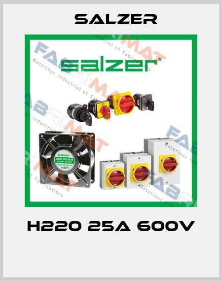 H220 25A 600V  Salzer