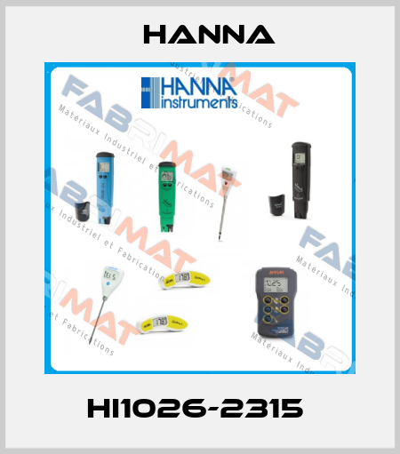 HI1026-2315  Hanna