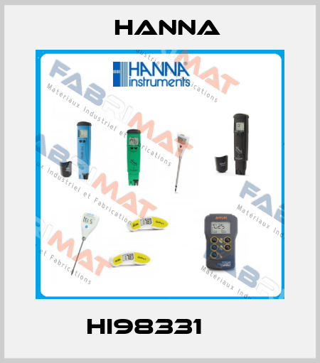 HI98331     Hanna
