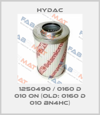 1250490 / 0160 D 010 ON (old: 0160 D 010 BN4HC) Hydac