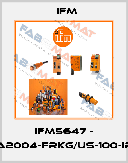 IFM5647 - IFA2004-FRKG/US-100-IRF Ifm