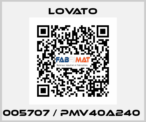 005707 / PMV40A240  Lovato