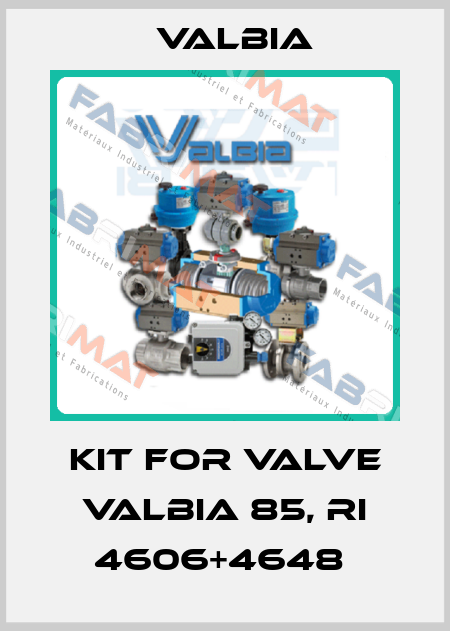 KIT FOR VALVE VALBIA 85, RI 4606+4648  Valbia