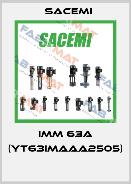 IMM 63A (YT63IMAAA2505)  Sacemi