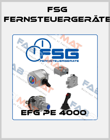 EFG PE 4000  FSG Fernsteuergeräte