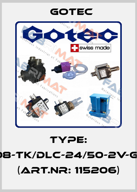 Type: EMX08-TK/DLC-24/50-2V-GD-DIN (Art.nr: 115206) Gotec