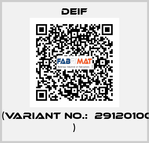 GPC-3 (Variant no.:  2912010030.09 ) Deif