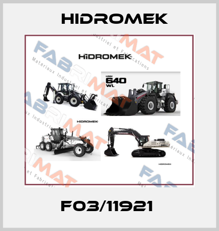F03/11921  Hidromek