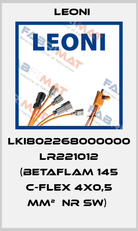 LKI802268000000 LR221012 (BETAFLAM 145 C-FLEX 4X0,5 MM²  NR SW)  Leoni