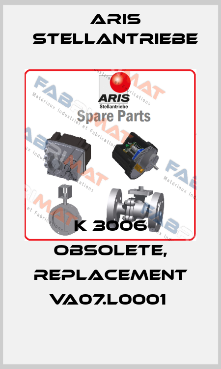 K 3006 obsolete, replacement VA07.L0001  ARIS Stellantriebe