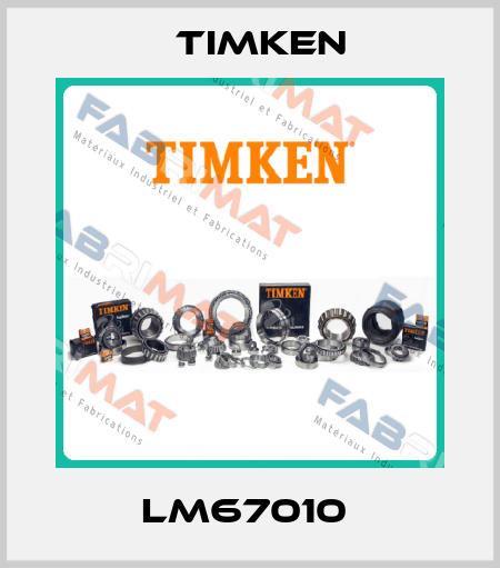 LM67010  Timken