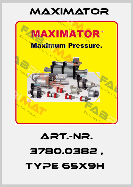 Art.-Nr. 3780.0382 , type 65X9H  Maximator