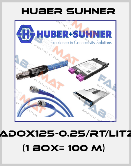 RADOX125-0.25/RT/LITZE (1 box= 100 m)  Huber Suhner