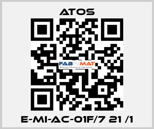 E-MI-AC-01F/7 21 /1 Atos