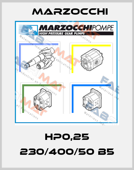 HP0,25 230/400/50 B5 Marzocchi