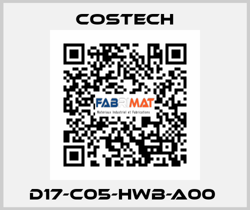 D17-C05-HWB-A00  Costech