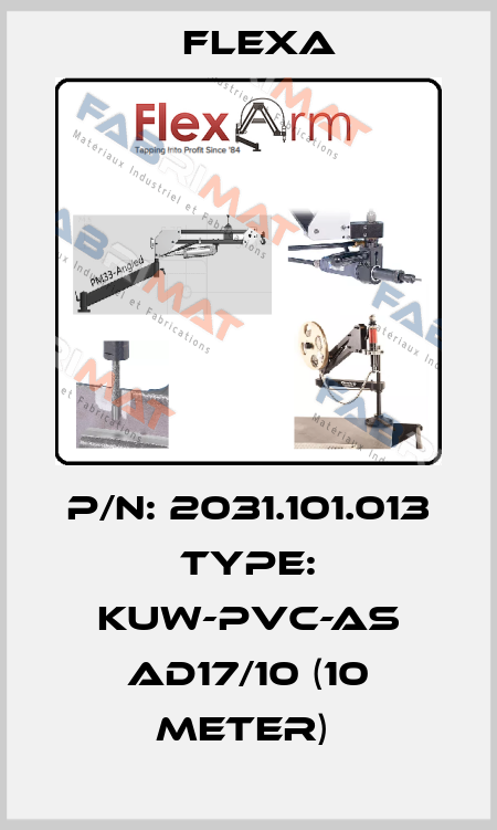 P/N: 2031.101.013 Type: KUW-PVC-AS AD17/10 (10 meter)  Flexa