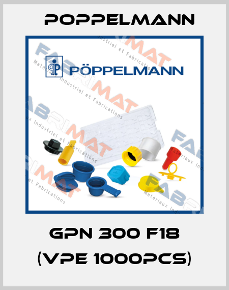 GPN 300 F18 (VPE 1000pcs) Poppelmann