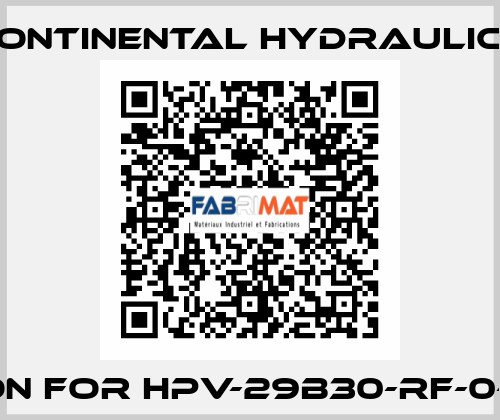piston for HPV-29B30-RF-0-2R-B  Continental Hydraulics