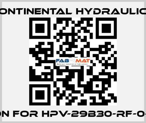 piston for HPV-29B30-RF-0-2R-B  Continental Hydraulics