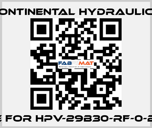 wire for HPV-29B30-RF-0-2R-B  Continental Hydraulics