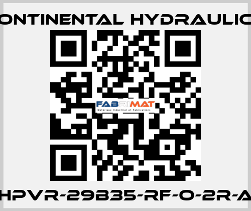 HPVR-29B35-RF-O-2R-A Continental Hydraulics