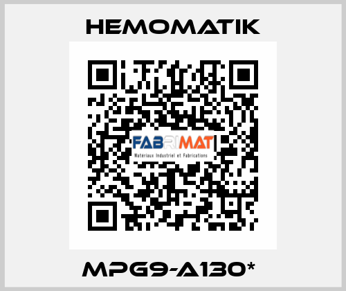 MPG9-A130*  Hemomatik