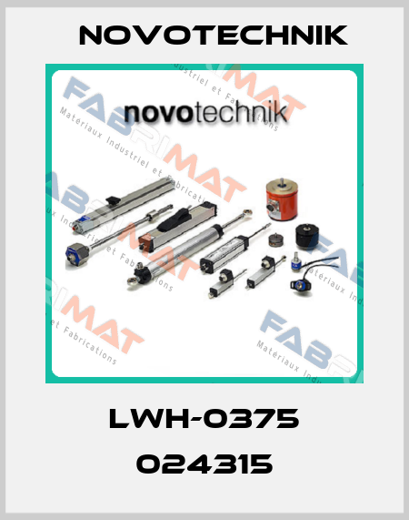LWH-0375 024315 Novotechnik
