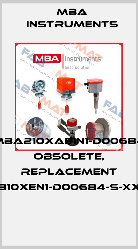 MBA210XAE1N1-D00684 obsolete, replacement MBA810XEN1-D00684-S-XXS216  MBA Instruments