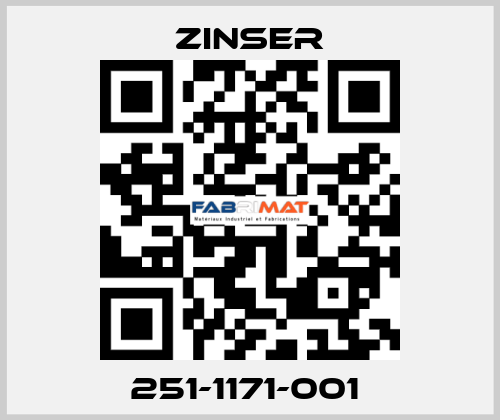  251-1171-001  Zinser