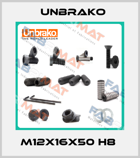 M12X16X50 H8  Unbrako