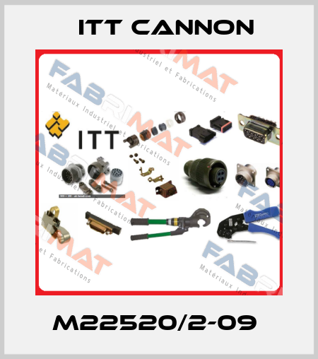 M22520/2-09  Itt Cannon