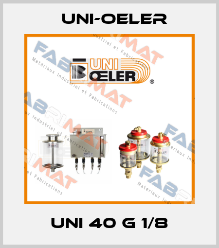 UNI 40 G 1/8 Uni-Oeler