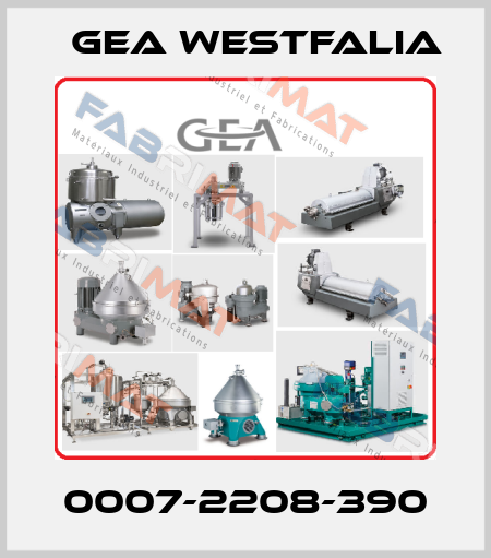 0007-2208-390 Gea Westfalia