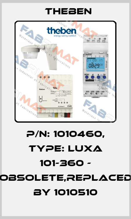 P/N: 1010460, Type: LUXA 101-360 - obsolete,replaced by 1010510 Theben