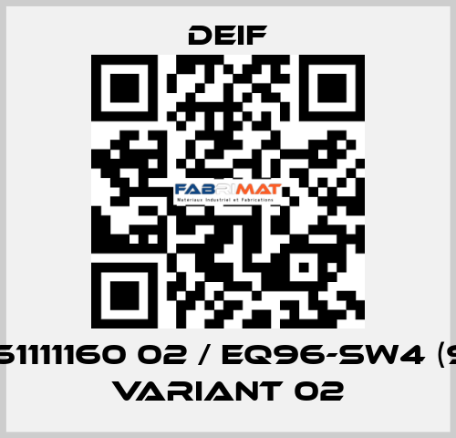 2961111160 02 / EQ96-sw4 (90°) Variant 02 Deif