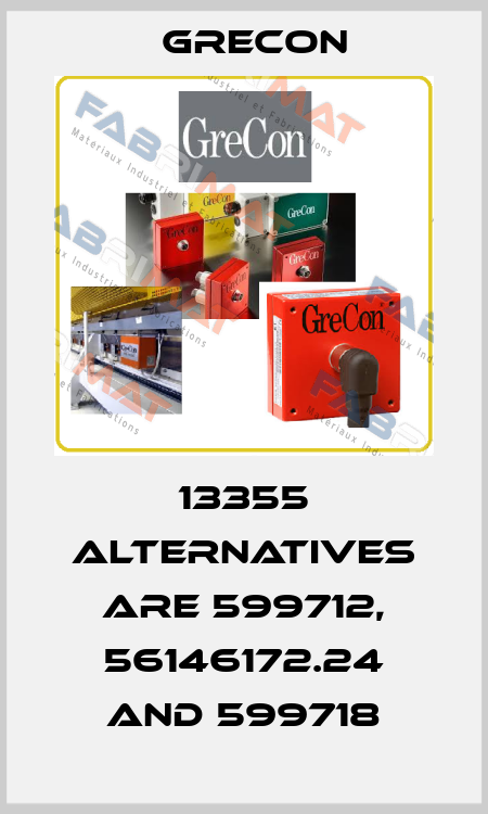 13355 alternatives are 599712, 56146172.24 and 599718 Grecon
