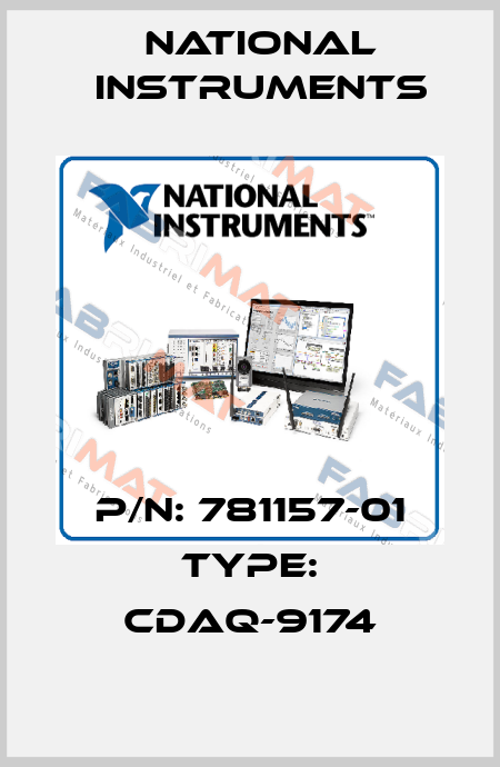 P/N: 781157-01 Type: cDAQ-9174 National Instruments